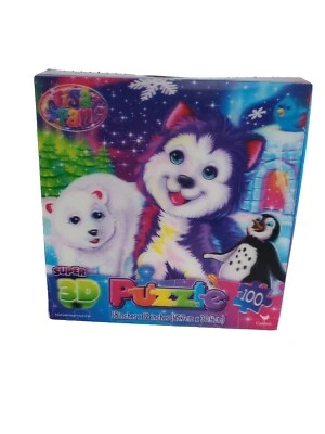 Lisa Frank 100 Piece Super 3D Puzzle Cardinal 2013 18 in. X 12 in. - Image 1 of 4