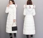 Fox Fur Collar Hooded Women Thicken Slim Fit Duck Down Coat Jacket Outwear Warm
