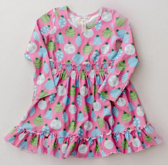 NWT Matilda Jane Silver Bells Lap Dress Girl's Size 8 - Image 1 of 1