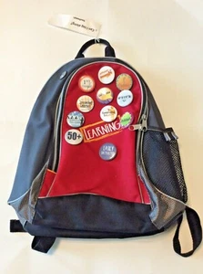 Southwest Airlines Rucksack Reise Büchertasche schwarz / rot Laptoptasche Knöpfe inkl - Bild 1 von 4