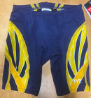 Tyr Boys Youth 22 Small Navy Blue Gold Jammer Swim Suit Phoenix Splice Flame New