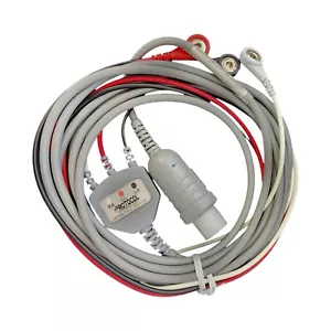 Protocol 008-0315-00 EKG-Kabel, 3LD Attached Lead Wires, AAMI - Bild 1 von 10