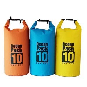 Bolsa Seca Impermeable Exterior 2L 3L 5L 10L 20L PVC para Natación Senderismo Playa Buceo - Imagen 1 de 28
