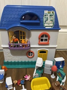 Vintage Keenway My Happy Family Playset Bundle With Figures & Furniture - Picture 1 of 24