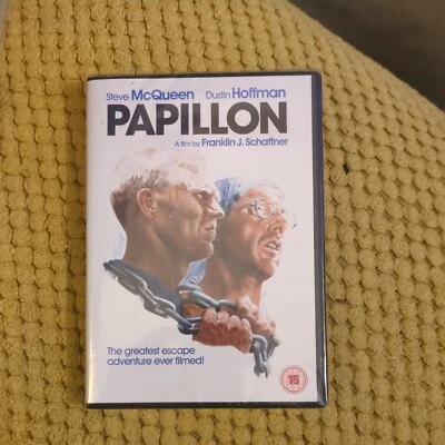 Films & DVDs: "Papillon" DVD 1973: Steve McQueen & Dustin Hoffman Region Code 2. - Image 1 of 2