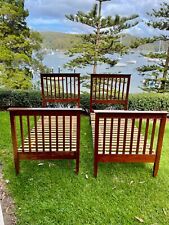 Vintage timber single beds (pair)