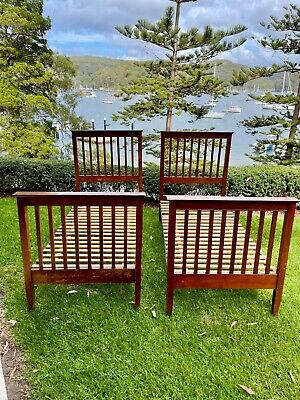 Vintage Timber Single Beds (pair) • 250$