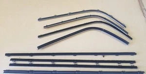 Fits 67 68 69 Barracuda Fastback Window Sweeps Fuzzies Whiskers Felts - Picture 1 of 1