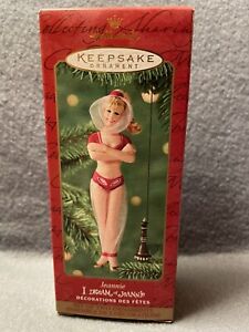 Hallmark Keepsake 2000 I Dream Of Jeannie & Lamp Christmas Tree Ornament Set NIB