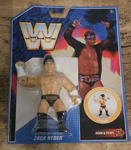 WWE MATTEL RETRO ZACK RYDER FIGURE **BRAND NEW ON CARD** MATT CARDONA L@@K Cover