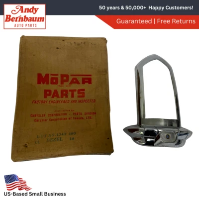 Dodge Meadowbrook 1950 luz trasera izquierda personalizada lámpara bisel cromado 1343180 nuevo en stock Foto 1 de 4