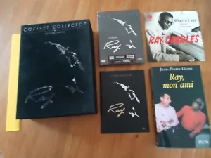 // NEUF *** COFFRET COLLECTOR RAY CHARLES *** LIVRE DVD FILM RAY MON AMI LIVRET - Foto 1 di 10
