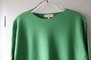 Damen Pullover Bianco & Blu mit Merinowolle & Kaschmir in Grün L neuwertig - Bild 1 von 3