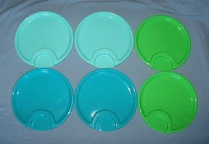 PAMPERED CHEF Outdoor Party Plates Set of 6 Plastic 10" #2823 Retired NEW  - Picture 1 of 7