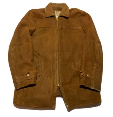Chaqueta de Gamuza McGregor Vintage Años 50 60 Cremallera Completa Quilon Talla Pequeña Hecha en EE. UU. O3 Foto 1 de 4