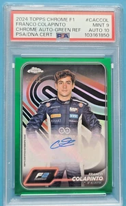 2024 Topps Chrome Formula 1 F1 Franco Colapinto Auto Green /99 RC Rookie - Bild 1 von 2