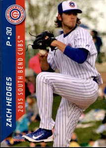 2015 South Bend Cubs Choice #15 Zach Hedges Glendora California CA Baseball Card