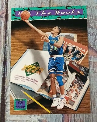 Michael Williams Upper Deck 1993 Stay in School #481 - Image 1 of 4