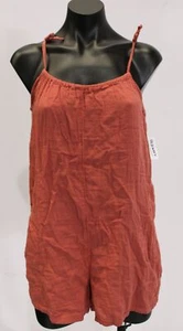 Old Navy Girl's Plus Decorative Shoulder-Tie Romper CA4 Spice Girl Size XL NWT - Picture 1 of 4