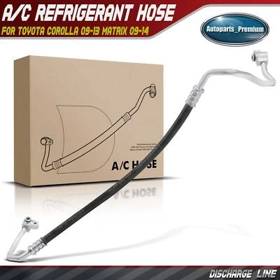 Línea de descarga de refrigerante de aire acondicionado para Toyota Corolla 09-13 Matrix 09-14 1,8 L 2,4 L Foto 1 de 4