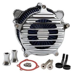 Kit de filtro de admisión de filtro de aire para Harley Twin Cam Road Glide Dyna Softail Fatboy - Imagen 1 de 10