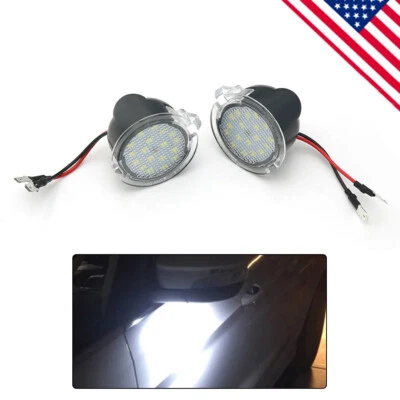 2PCS LED Side Mirror Puddle Light For Ford F-150 Edge Tauru Expedition Explorer - Изображение 1 из 4