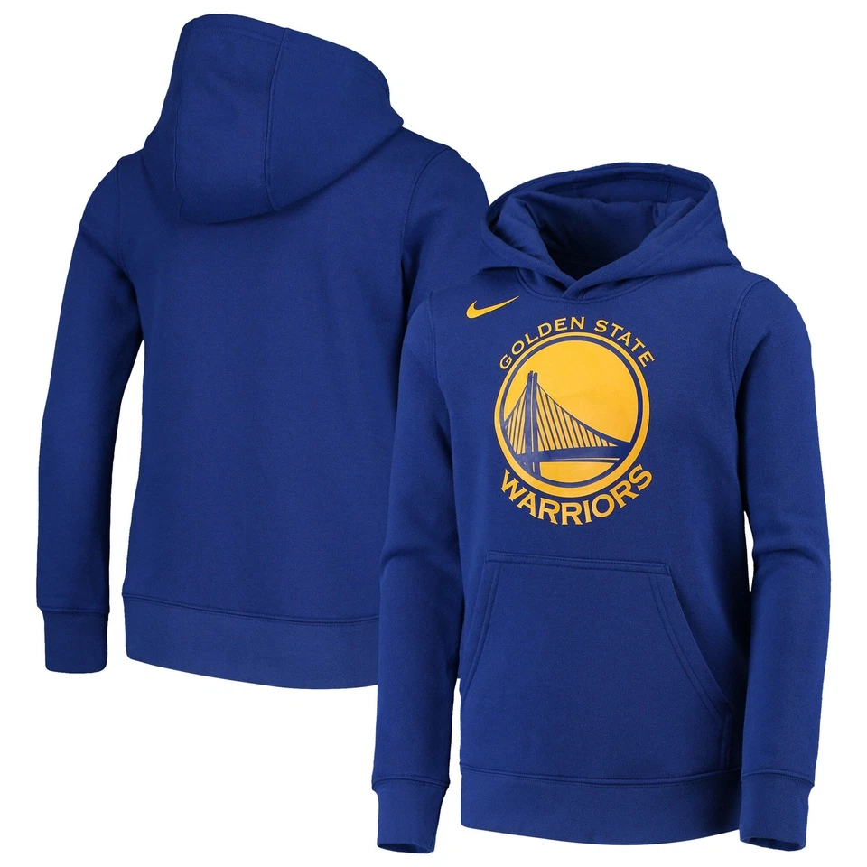 [9Z2B7BAWX-WAR] Sudadera con capucha juvenil Nike NBA Golden State Warriors Foto 1 de 1