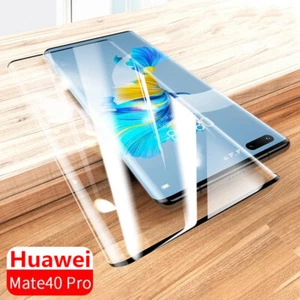 For Huawei P40 P30 Pro P20 Mate 40 P Smart Full Tempered Glass Screen Protector - Picture 1 of 13