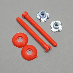 SLEC SL95 Nylon Wing Bolts M6 x 65mm + Washers + T-Nuts (2) for RC Model Planes - Picture 1 of 2