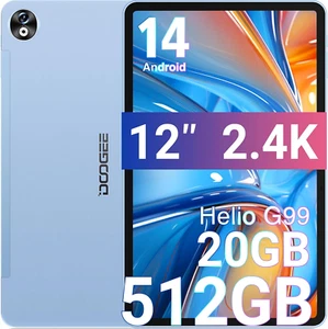DOOGEE T40PRO Tablet 12 Pollici, 512GB ROM+20GB RAM, Android 14 Tablet in Offert - Foto 1 di 12