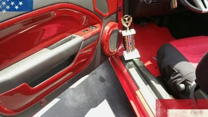 2009 Red Graphite Mustang 12pc. Door Panel Kit - Foto 1 di 4