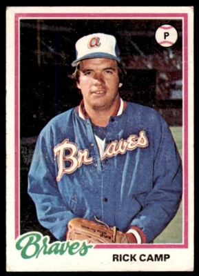 1978 TOPPS RICK CAMP . ATLANTA BRAVES #349 - Image 1 of 2