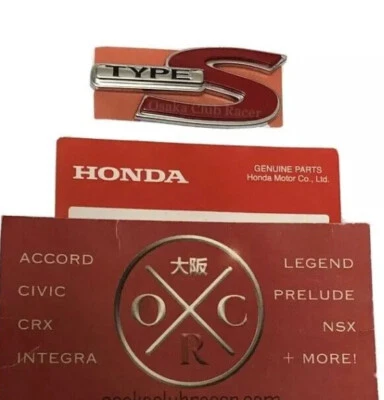 New Genuine OEM Acura RSX Type S Rear Emblem Badge 02-06 01-03 UA5 DC5 3.2CL TL - Image 1 of 3