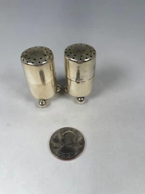 **Raro/Antiguo**1894 Birmingham Salero y Pimentero Haseler Brothers Victoriano  Foto 1 de 4