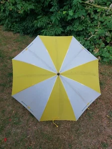 Promotional Advertising Renault White & Yellow F1 Formula One Team Umbrella - Picture 1 of 8