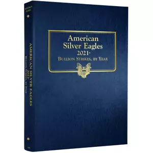 American Silver Eagles: inizio 2021 - Album monete classico Whitman - Foto 1 di 4