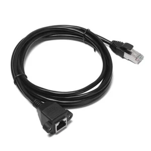 del cavo ethernet rete cavo lan rj45 maschio e femmina adattatore For PC Laptop - Photo 1/11