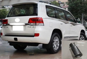 Car Rear Exhaust Tip Muffler Tailpipe For 2007-2025 Toyota Land Cruiser 1PCS SS - Picture 1 of 9