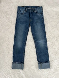 Levis 513 Jeans 30x32 Blue Denim Straight Stretch Red Tab Classic - Picture 1 of 6