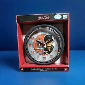 Orologio da parete vintage Dale Earnhardt Jr Coca Cola serie firmata NASCAR Coca-Cola raro - Foto 1 di 5