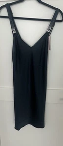 Victoria’s Secret VERY SEXY Scatter Shine Strap Slip Navy Blue Medium NWT - Picture 1 of 3