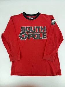 Vintage 2000s Y2K South Pole Hip Hop Spellout Long Sleeve Shirt Size Adult M - Picture 1 of 5