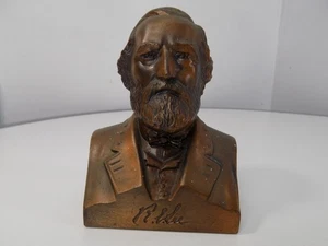 Vintage Robert E Lee Büste Coin-Bank, von Lee County Bank in Fort Myers Florida - Bild 1 von 8