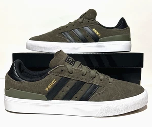 Adidas Busenitz Vulc II Herren Größe 10,5 sportlich Freizeit oliv schwarz Turnschuhe - Bild 1 von 7