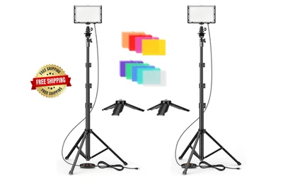 Комплект светодиодов De Iluminación Para Estudio De Fotografía Con Trípode De Soporte De Luz. - Изображение 1 из 4