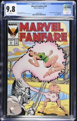 Marvel Fanfare #33 (7/87) Calificado CGC 9.8 Foto 1 de 2