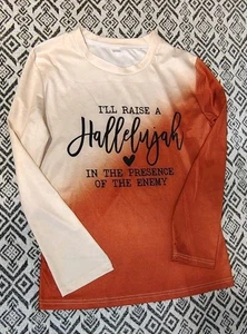 Christian Shirt, Raise A Hallelujah, Ombre, Langarm, Größe S - Bild 1 von 7