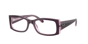 Neue Ray-Ban Miriam Brille RB 5434 2034 54-19 140 schwarz glänzend auf klarem Gestell - Bild 1 von 6