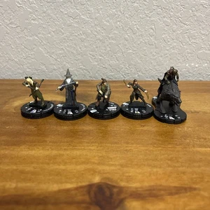 Lote de 5 personajes de El Hobbit Clix Gandalf, Legolas, Tauriel, Orco, Bardo - Imagen 1 de 6
