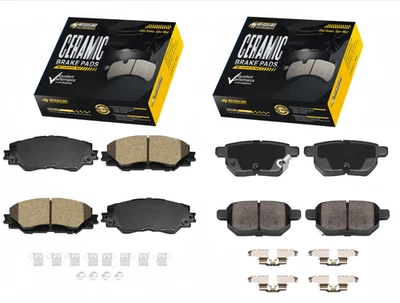 Pastillas de freno delanteras y traseras de cerámica para Pontiac Vibe Toyota Corolla Matrix Scion XB Foto 1 de 4